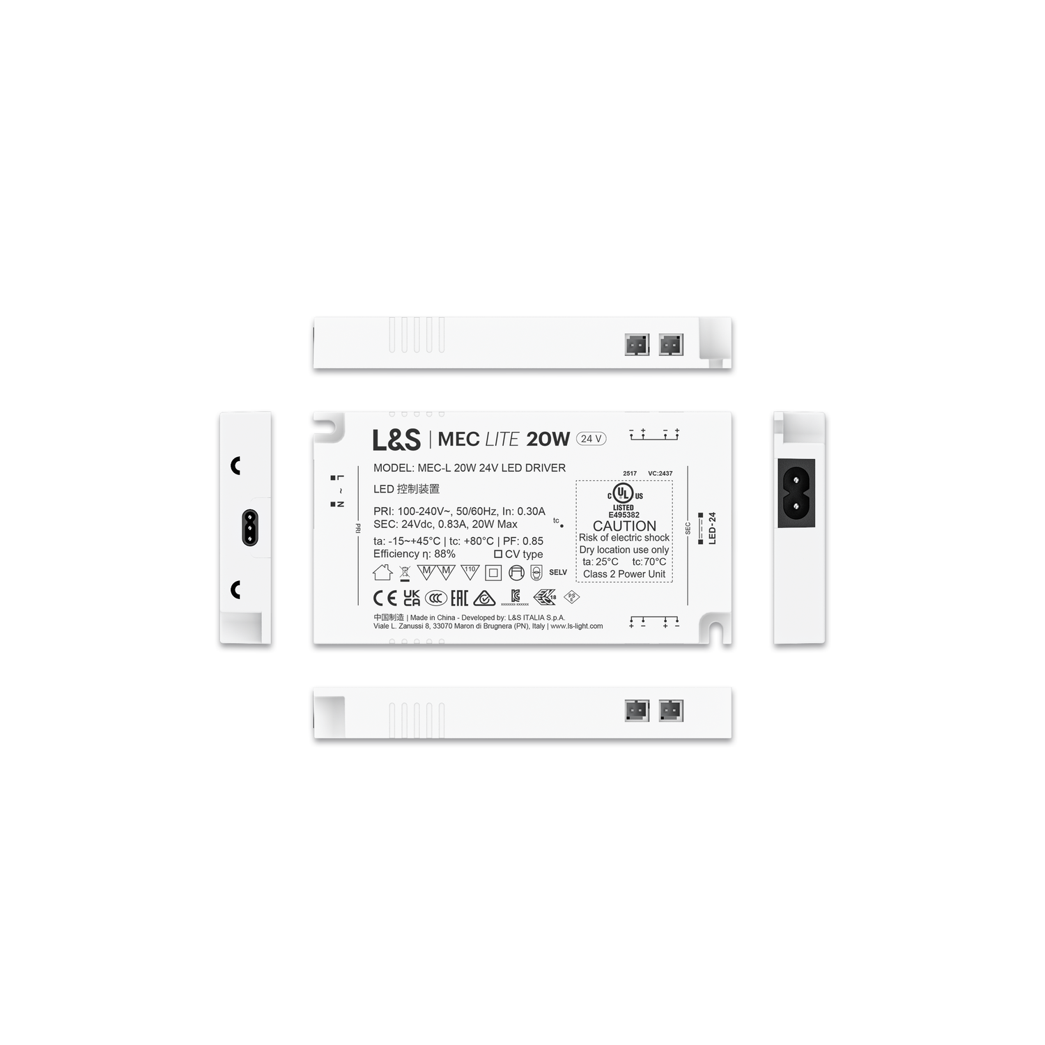 Mec Lite led transfo 20W 24V